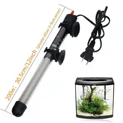 25w/50w/100w/200w/300w Aquarium Submersible Fish Tank 110v-220v Adjustable Temperature Thermostat Heater Rod EU /US Plug
