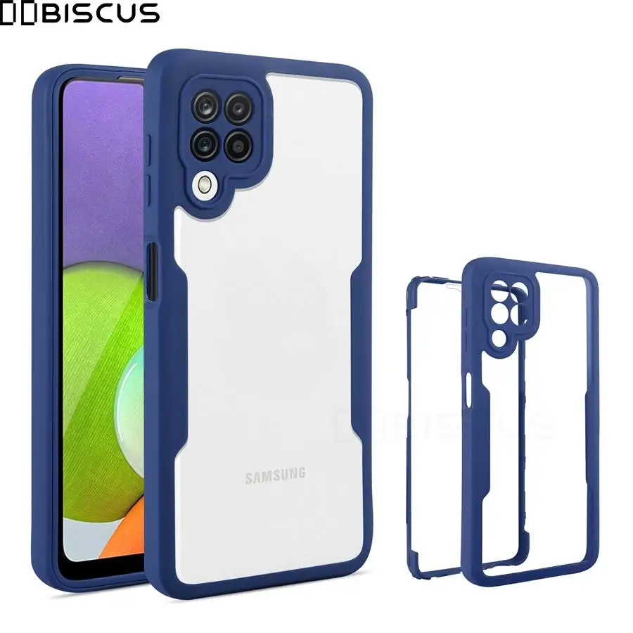 Double Protector HD PET film Case For Samsung Galaxy A51 A71 A10S A20S A22S A52S 5G A13 A 71 51 360 Degree Full Body Cover