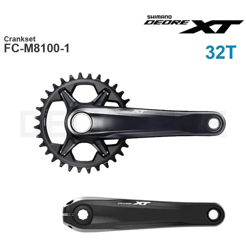 12スピードクランクセット,SHIMANO-DEORE xt m8100,FC-M8100-1 FC