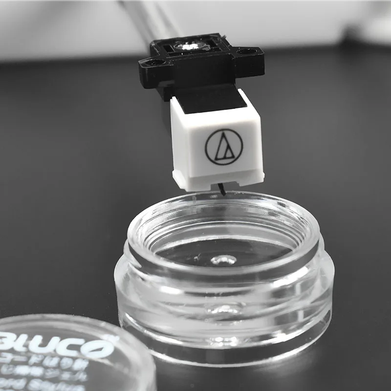 Self-กาว Turntable ทำความสะอาดเครื่องเล่นอุปกรณ์เสริมเข็มทำความสะอาด Turntable Cartridge Stylus ทำความสะอาดเจล