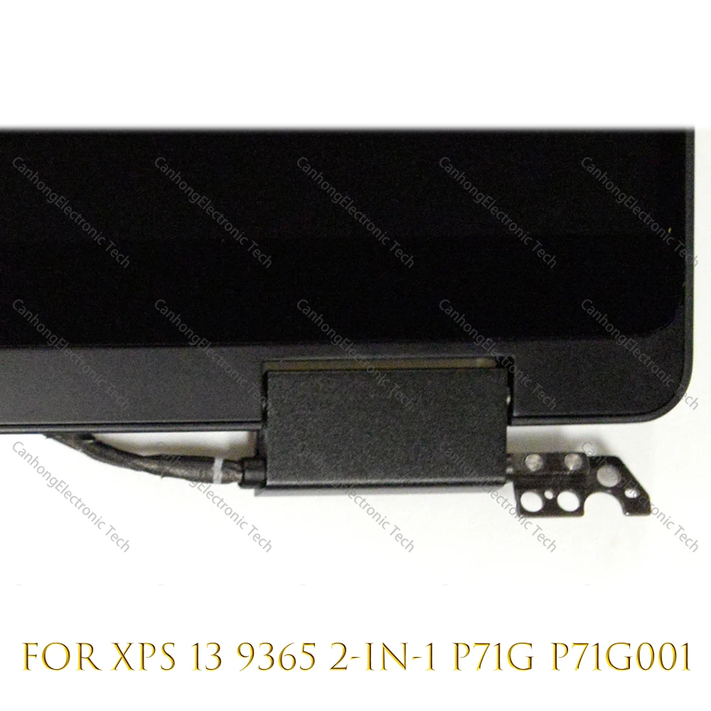 Imagem -06 - para Dell Xps 13 9365 P71g P71g001 13.3 Display Lcd de Tela Toque Fhd Qhd Mais Toque Digitador Assembléia Completa Preto Npf60 7w2x9