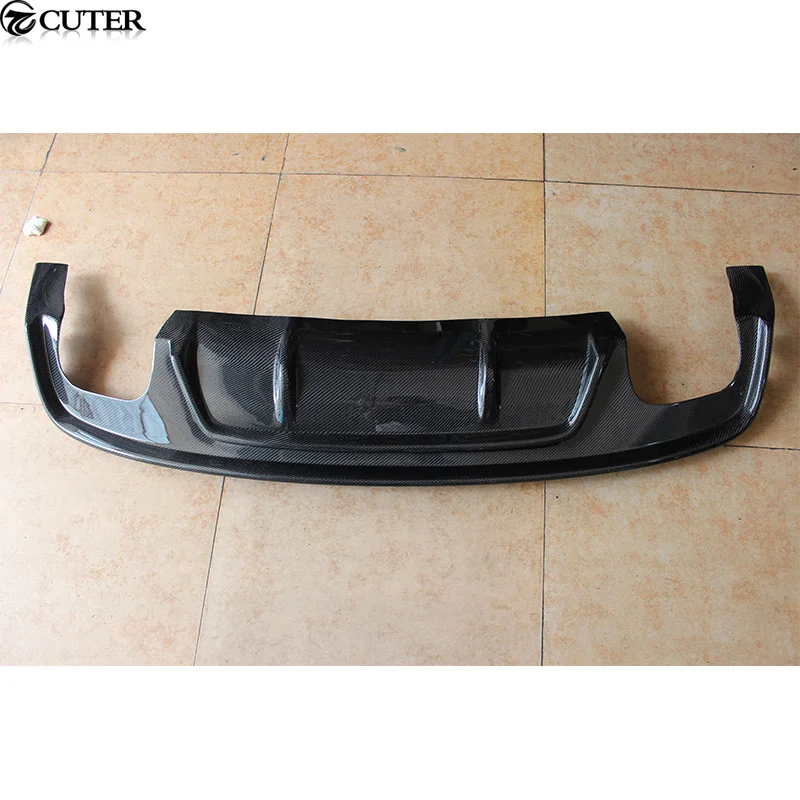 A5 Coupe S5 Rg Style Carbon Fiber Rear Bumper Lip Rear Diffuser for A5 S5 Coupe Car Body Kit 12-16