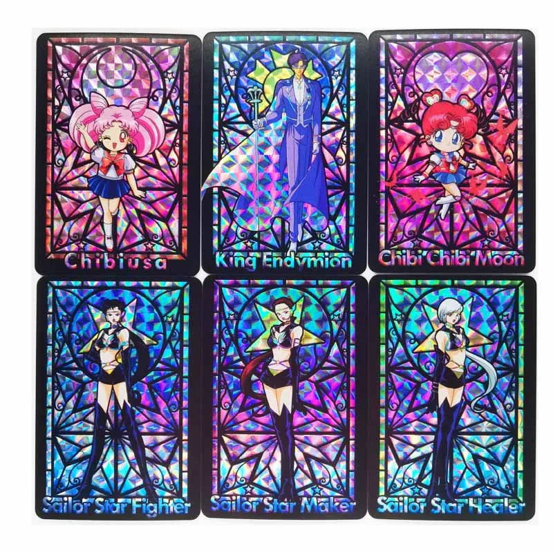 

12pcs/set Taiwan Church Style Stained Glass Toys Hobbies Hobby Collectibles Game Collection Anime Cards