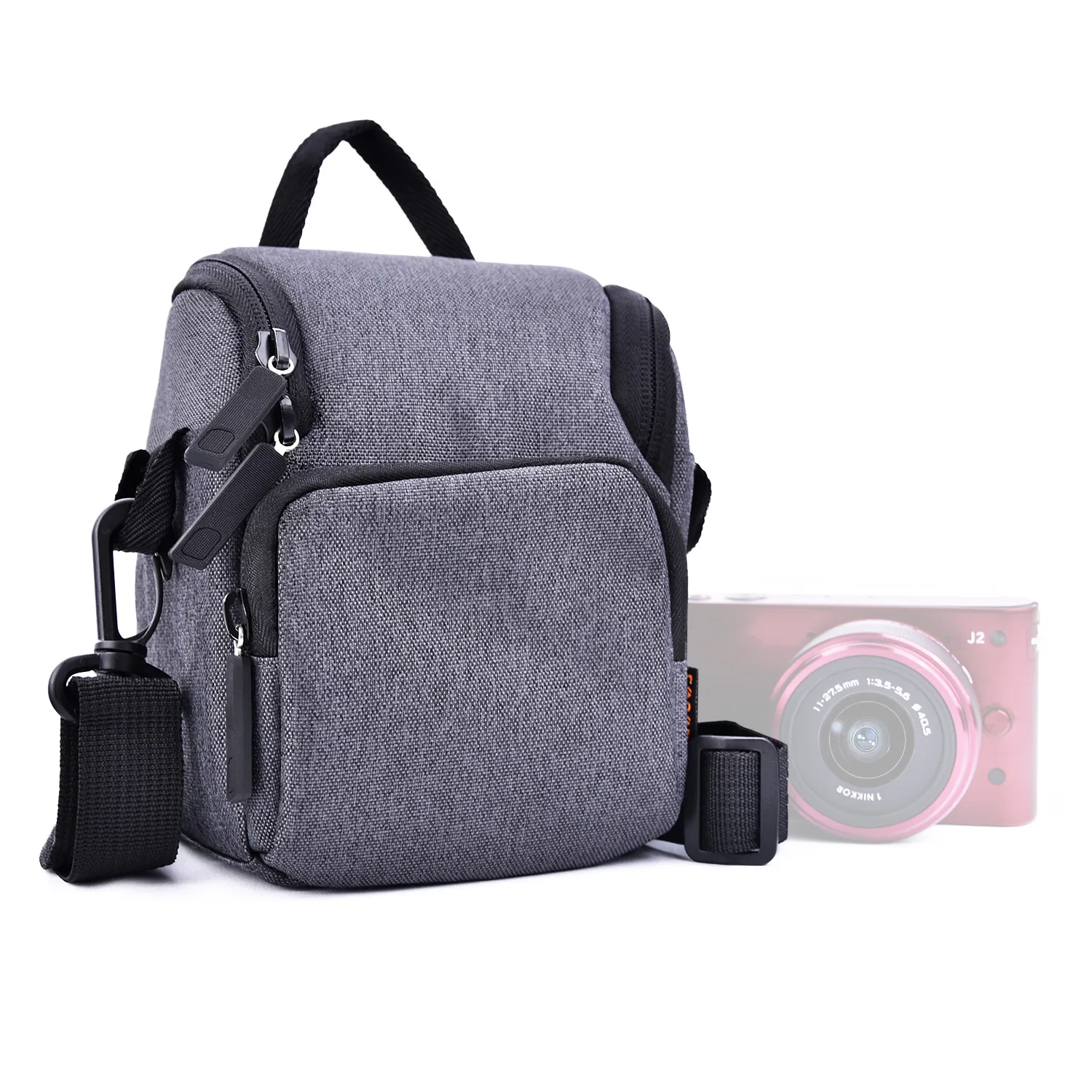 fosoto Waterproof Camera Bag Case Compatible for Canon PowerShot G7X G9X SX740 Panasonic TZ70 TZ57 Nikon A900 A10 Sony RX100 IV