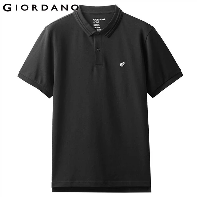 Giordano Polos kurba a Heather renk nak s k Polo GOMLEK k sa kollu orgu yap s rahat Polo 01011388001 AliExpress