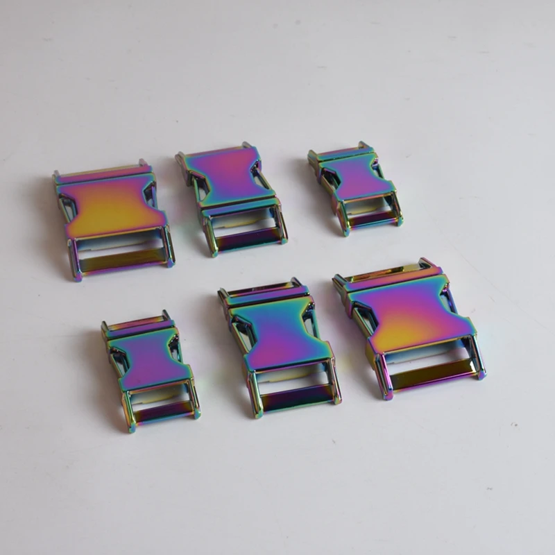 2pcs Rainbow Quick Release Buckle for Bag Making