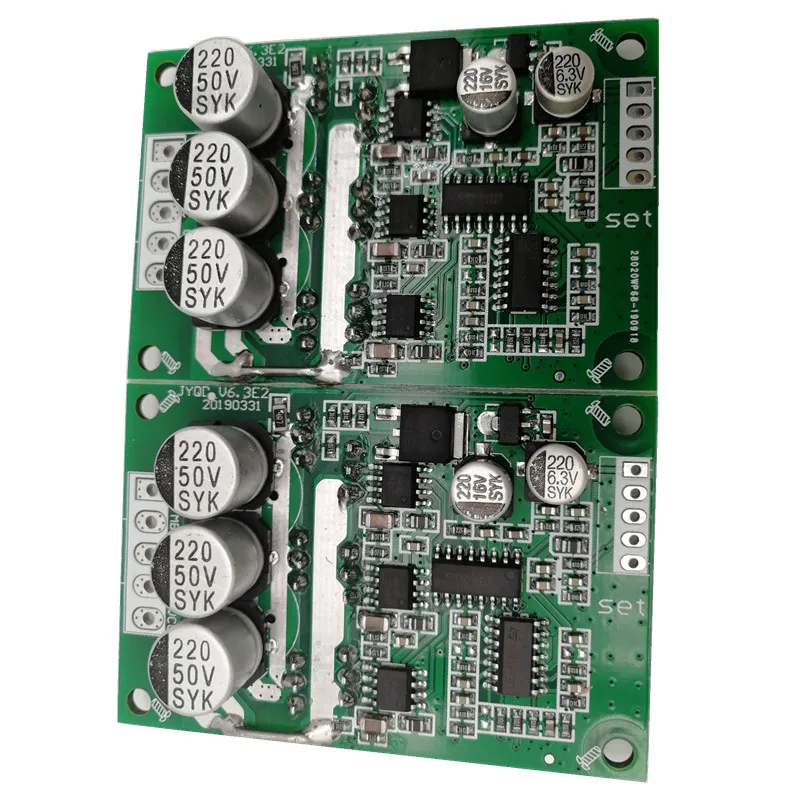 

2PCS Function Demo Board For Sensorless Motor JUYI JYQD_V6.3E2 DC Brushless Motor Drive Control Board DC 12V/24V/36V 500W 15