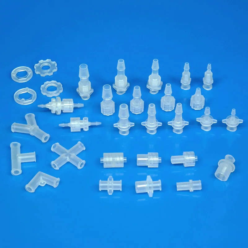 

50pcs-PK Medical Grade, PP , Y /Cross /Tee Luer Lock Fittings Female Luer Straight Adapters