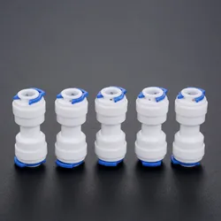 5Pcs RO Water System Equal Straight Connection  1/4