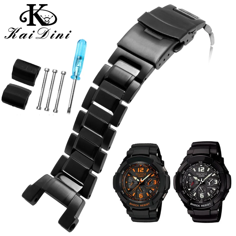 Stainless Steel Strap for Casio G-SHOCK GW-3500B GW-3000B 2500B 2000G-1500 GW-2000/1200 Serie Silicone Strap for Man Bracelet