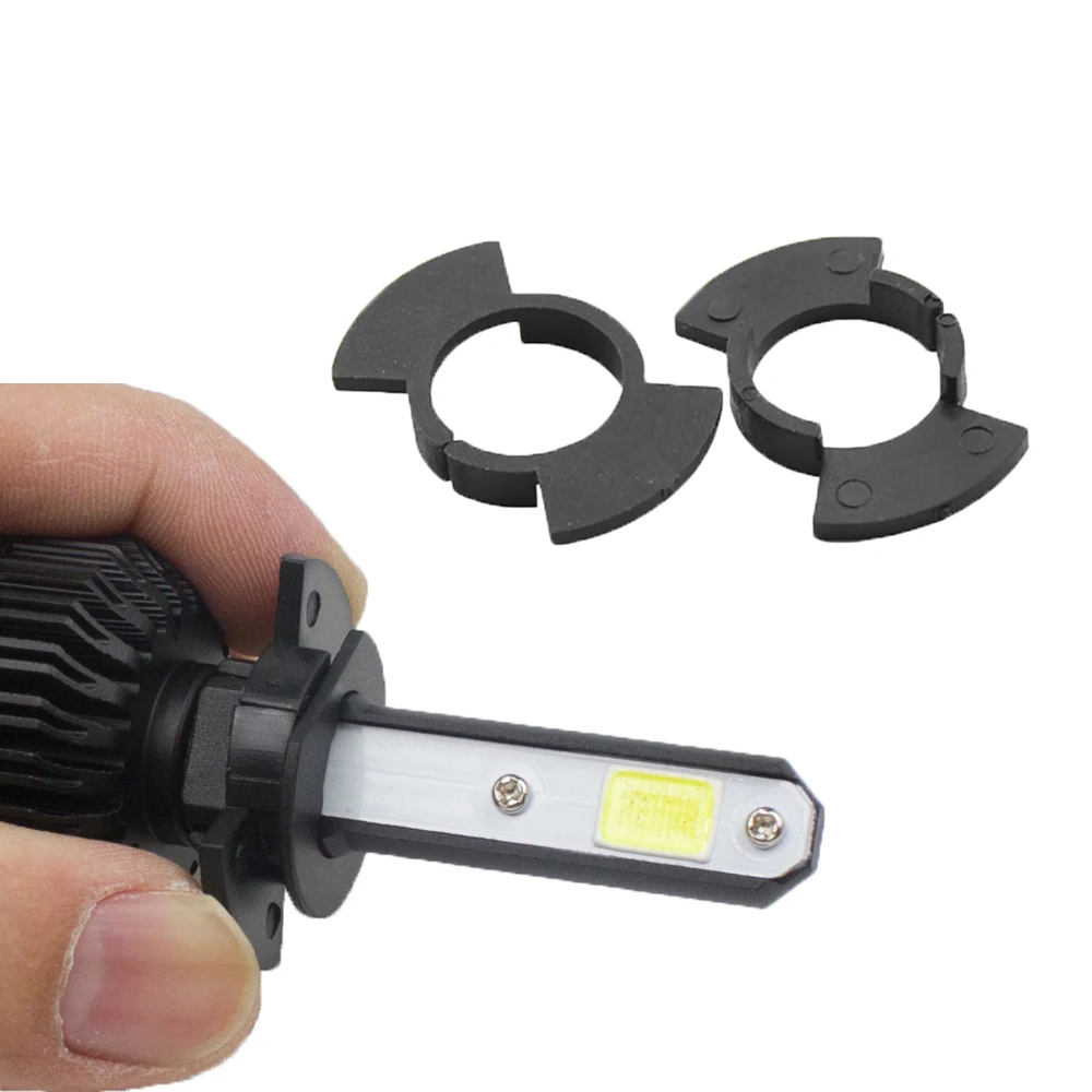 H1 Car LED Headlight Bulb Base Adapter Holder For Honda Odyssey Civic Accord Auto Lamp Headlamp Socket Retainer Clip