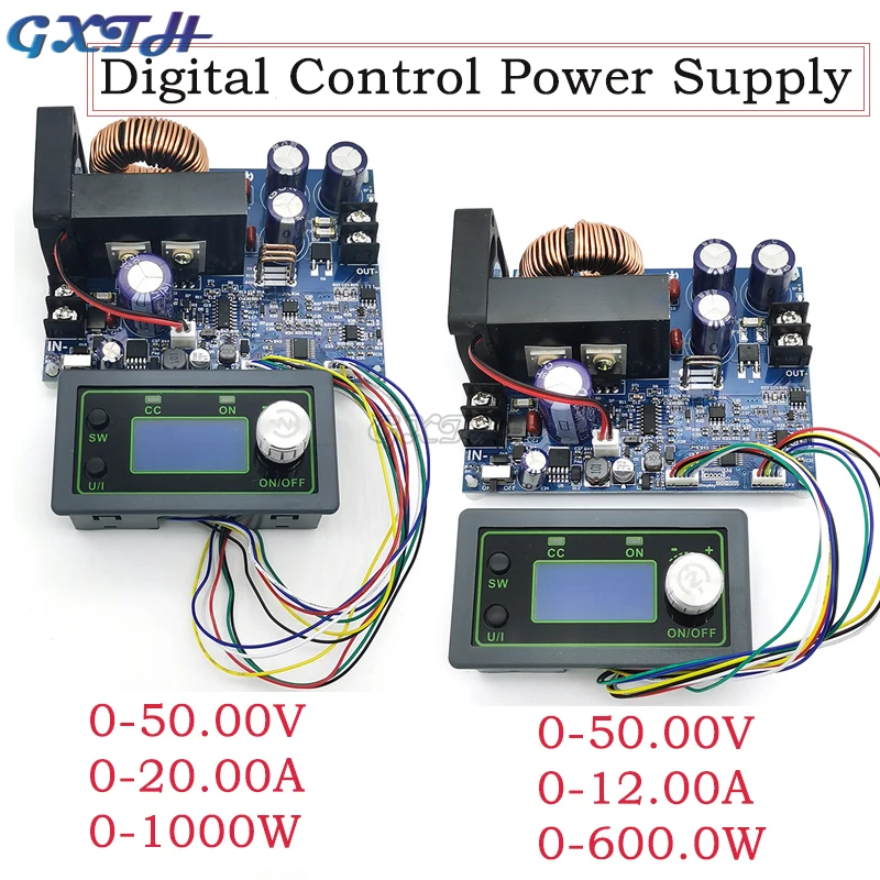 WZ5020L WZ5012L DC DC Buck Converter CC CV Step-down Power Module 50V 20A 1000W Adjustable Voltage Regulated Power Supply