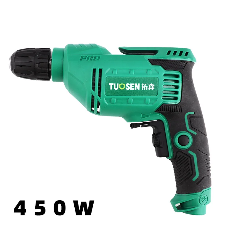 450W/710W household electric drill, plug-in electric hand drill, power tool, rechargeable high-power pistol drill