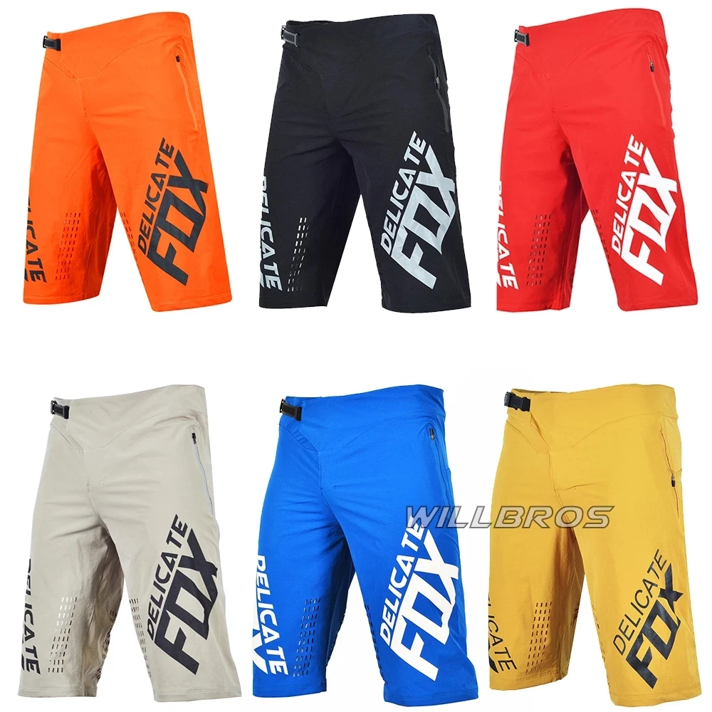 

Delicate Fox Shorts Motorcycle Motocross Defend Racing MTB ATV Bike Riding Offroad Summer Short Pants For Men