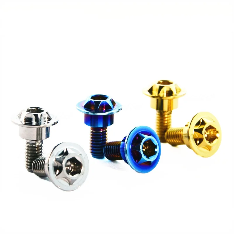 M5 Titan Bu Lông Ốc Vít Cho KTM Vỏ Ốc Vít M5x12mm Sửa Chữa Vỏ RepairBurned Màu Xanh Dương Ốc Vít Ti Nhanh 1