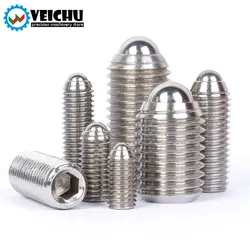 VCN414-SS All Satinless Steel Spring Ball Plungers And Internal Hexgon Roller Ball Thread Bolt Screw For Locating