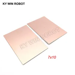 2pcs FR4 PCB 7x10cm 7*10 Double Side Copper Clad plate DIY PCB Kit Laminate Circuit Board