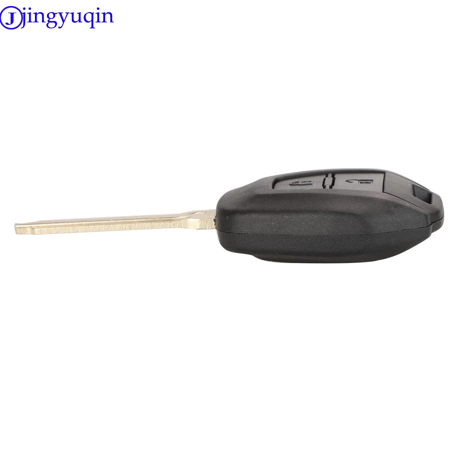 jingyuqin 2 Buttons Ignition Key Shell Case fit for Isuzu D-Max TOY43 Blade Key Cover Replacement