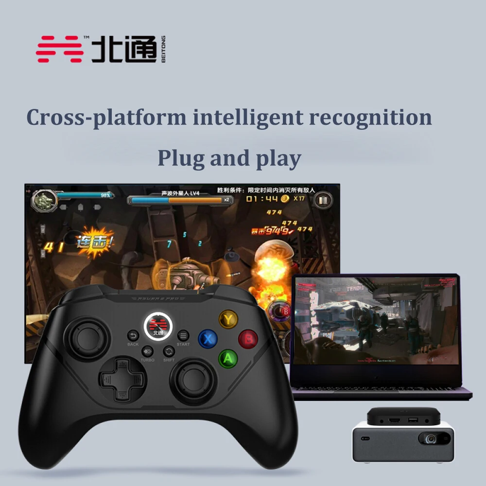 Ban Đầu BETOP BEITONG Asura 2 PRO Tay Cầm Chơi Game Không Dây USB Có Dây Chơi Game Đôi Điều Khiển Công Thái Cần Điều Khiển Tăng Cường Độ Rung