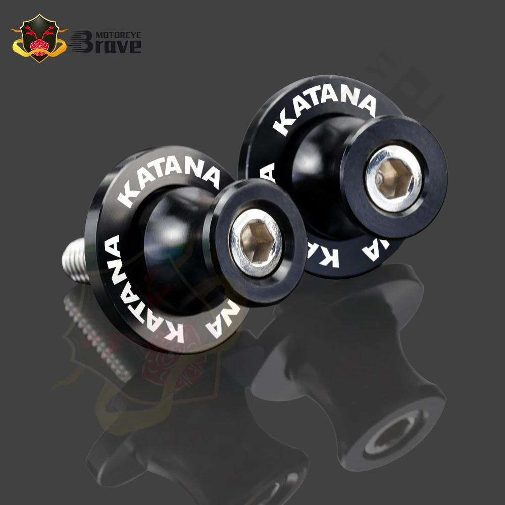 For SUZUKI GSX600 GSX750 Katana GSX 750S 1000S Katana GSX-S1000 F GSX600F Motorcycle Swingarm Spools Slider Swingarm Stand