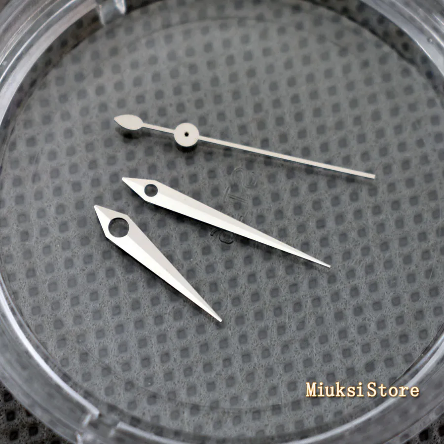 Silver/rose gold watch hands fit Miyota 8205,8215,821A Mingzhu DG2813 3804 Movement image 3