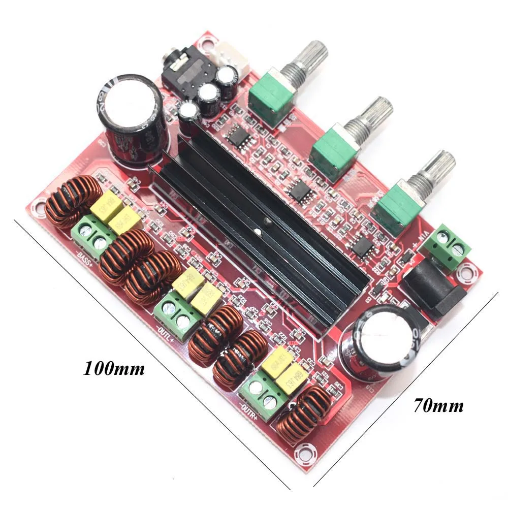 Audio Stereo Digital Power Amplifier Board TPA3116D2 50W*2+100W 2.1 Kanal Bass Subwoofer AMP Modul