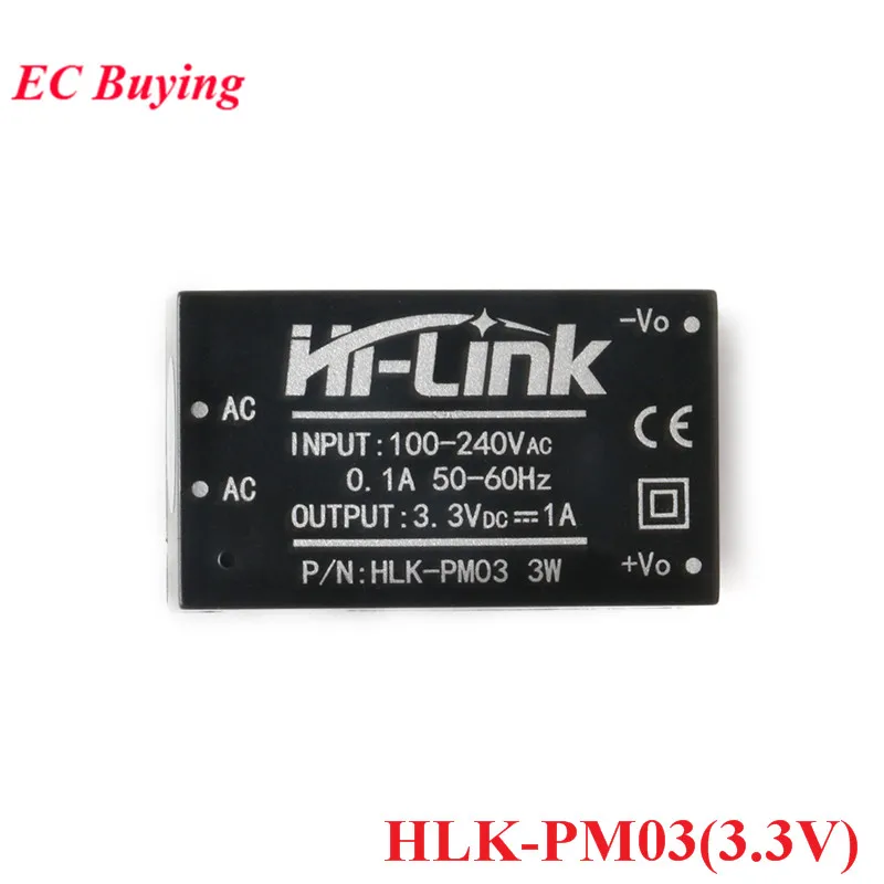 HLK-PM01 HLK-PM03 HLK-PM12 PM15 PM24 AC-DC 220V to 5V/3.3V/12V 9V 15V 24V Mini Power Supply Module Intelligent Household Switch