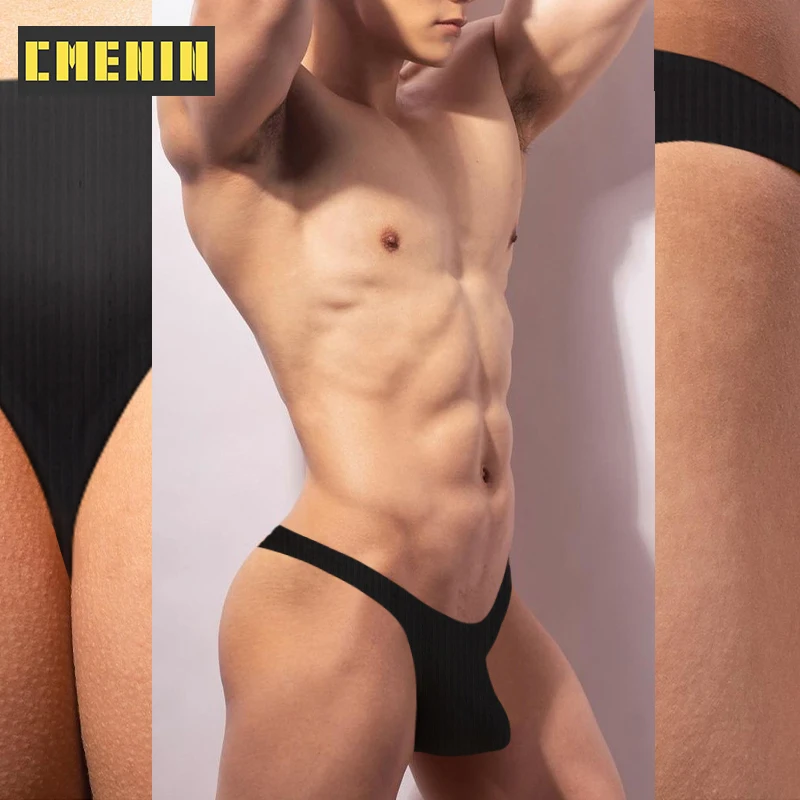 CMENIN 2022 New Cotton Men\'s Thong And G String Man Underpants Breathable Tanga Gay Sexy Men Underwear Jockstrap Panties