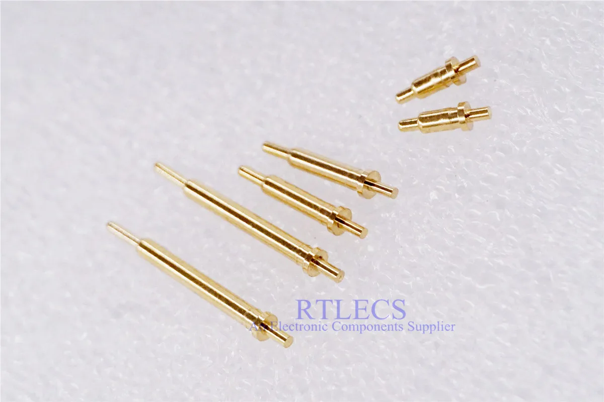 50pcs Spring-Loaded Pogo Pin 3 3.5 4 4.5 5 5.5 6 6.5 7 7.5 8 8.5 9 9.5 10 11 12 13 14 15 16 17 18 20.5 mm Height Through Hole