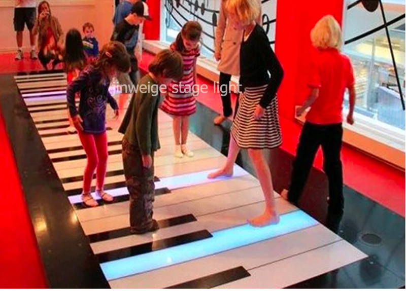 

Interactive Piano Shape LED Dance Floor Waterproof LED Dance Panels for Fashion Show Square