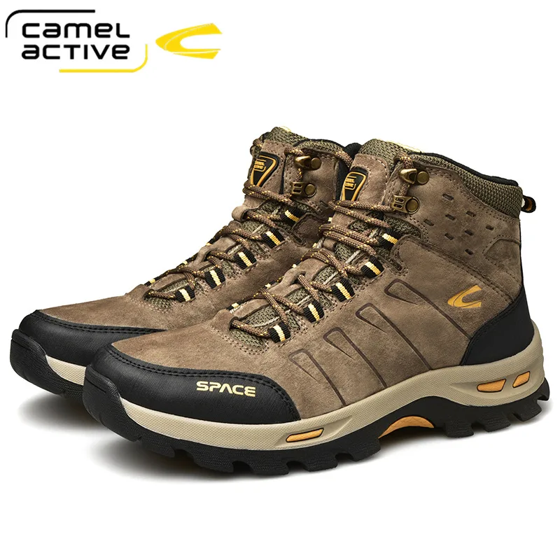 

Camel Active New Men's Boots Winter Man Cushioning Genuine Leather Martin Tooling Boot Textured Scrub Male Ankle Boots Footwear