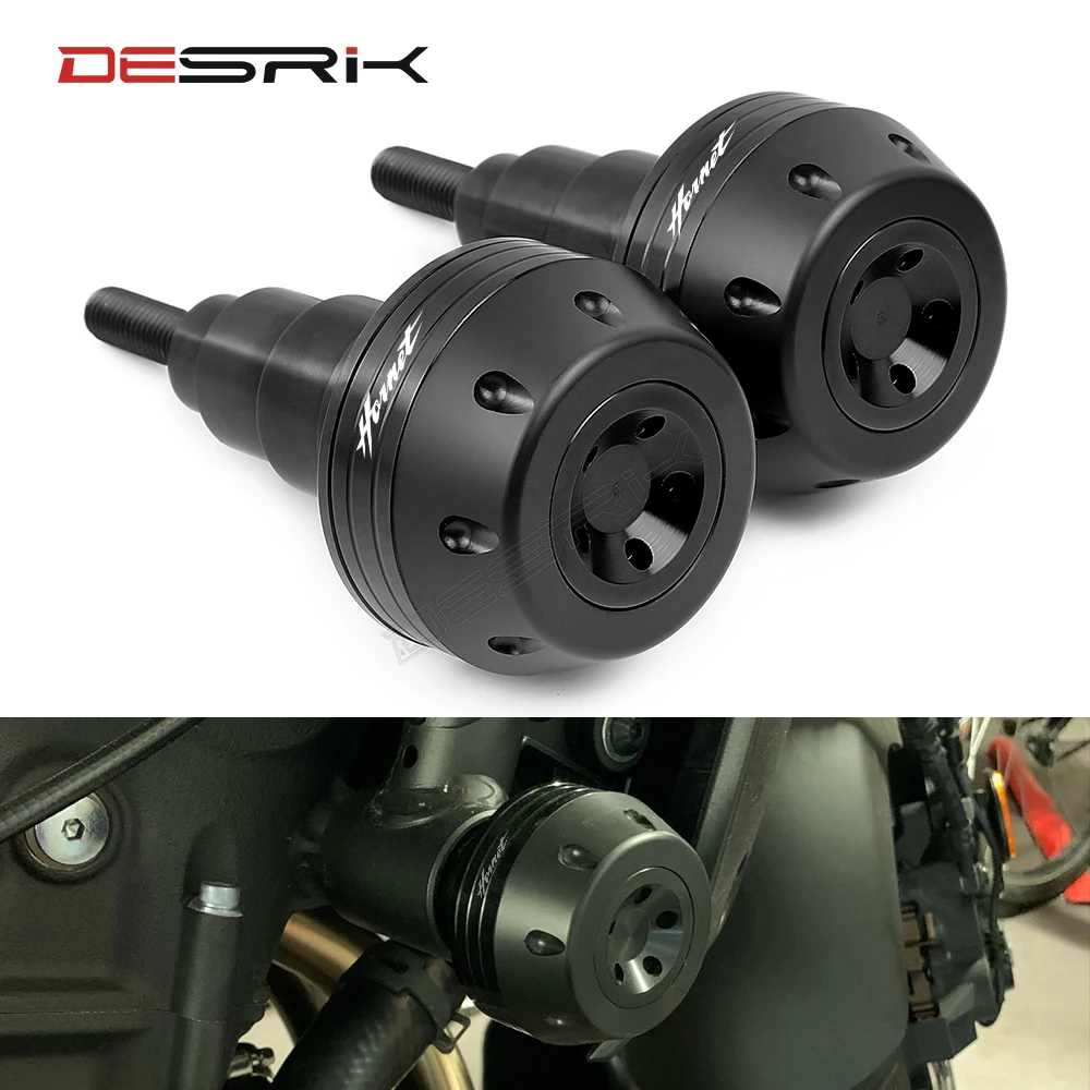 

Pairs For HONDA CB600 Hornet 600 900 CBF600N Motorcycle CNC Engine Frame Sliders Crash Pads Falling Protection With Hornet LOGO