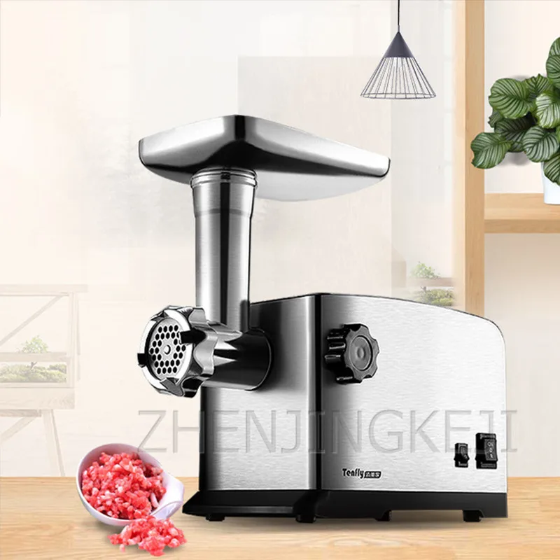 

Electric Meat Grinder Fully Automatic 220V Multifunction Stainless Steel Chopper Mincer Sausage Stuffer Food Processor Slicer