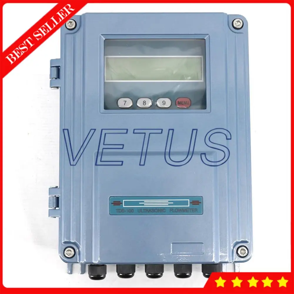 TDS-100F1-TL-1 Wall Mount Type Ultrasonic Water Oil Flow Meters Flowmeter for Liquids DN300~6000mm TL-1 Transducer