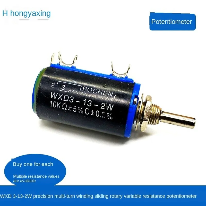 

High Precision Multi-turn Potentiometer1K 2.2K 3.3K 4.7K 10K 22K 47K 100K for Diesel Common Rail Test Bench Lathe