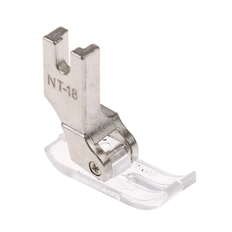 1pc Industrial Sewing Machine Presser Foot Lockstitch Sewing Machine Special Wear-resistant Plastic Plate Presser Foot NT-18