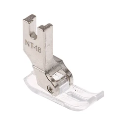 1pc Industrial Sewing Machine Presser Foot Lockstitch Sewing Machine Special Wear-resistant Plastic Plate Presser Foot NT-18