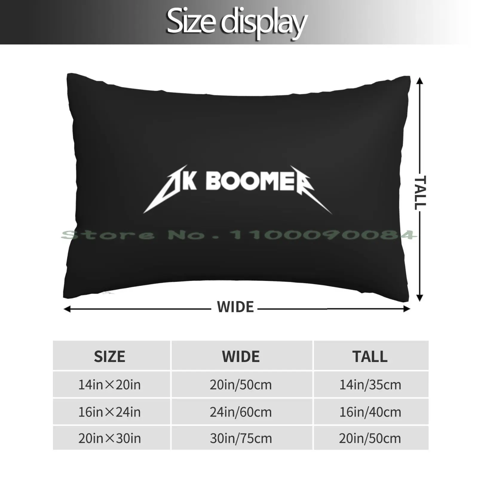 Ok Boomer-Metal Rock Band Parody Pillow Case 20x30 50*75 Sofa Bedroom Wh40 40000 Horus Heresy Mini Painter Miniature Painter