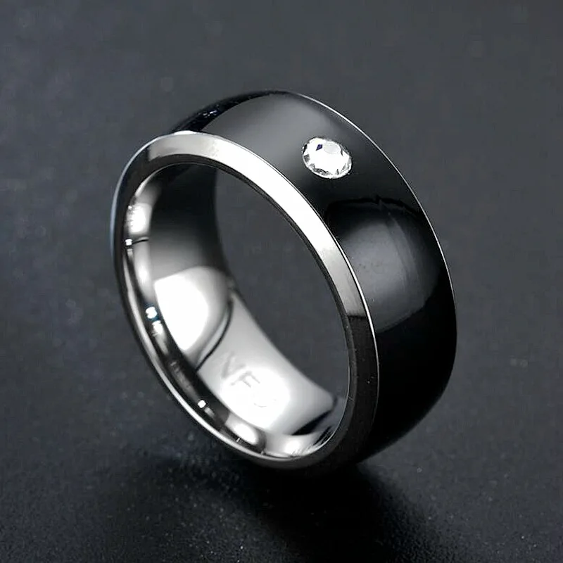 Bxzyrt Smart NFC Multifunctional Intelligent Rings For Android Technology Finger Smart Wear Finger Digital Ring Wearable Connect