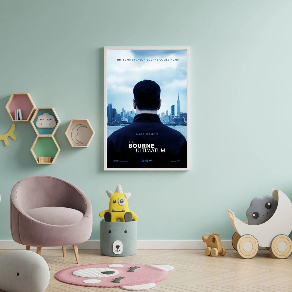 بورن ألتيماتوم غطاء الفيلم المشارك الفن طباعة حائط لوح رسم صور غرفة المعيشة ديكور المنزل (بدون إطار) #1