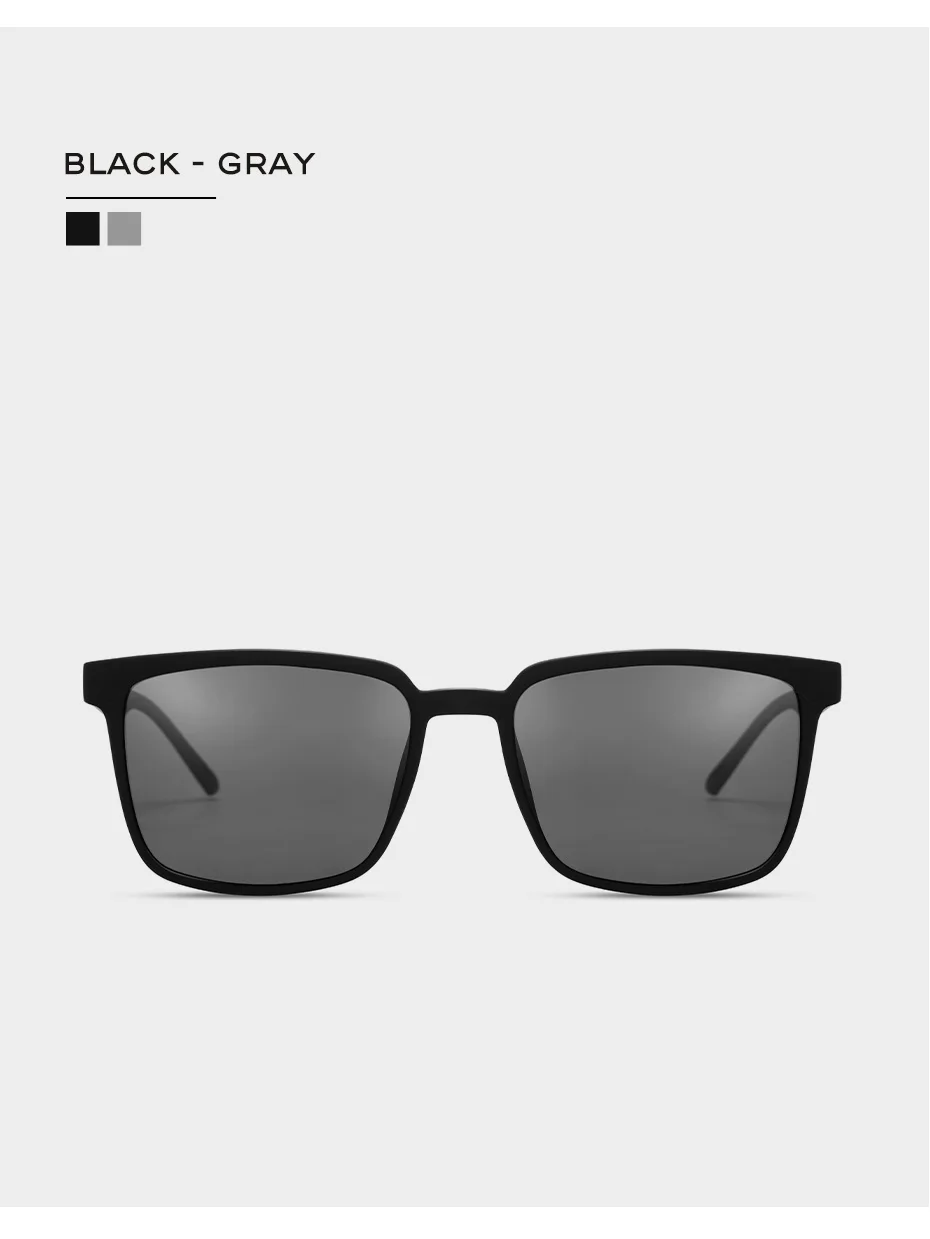 CAPONI Polarisierte Sonnenbrille Frauen Fashion Square Schwarz Shades Sonnenbrille Linsen Unterstützung Angepasst Myopie Rezept CP6199 – Detail 11