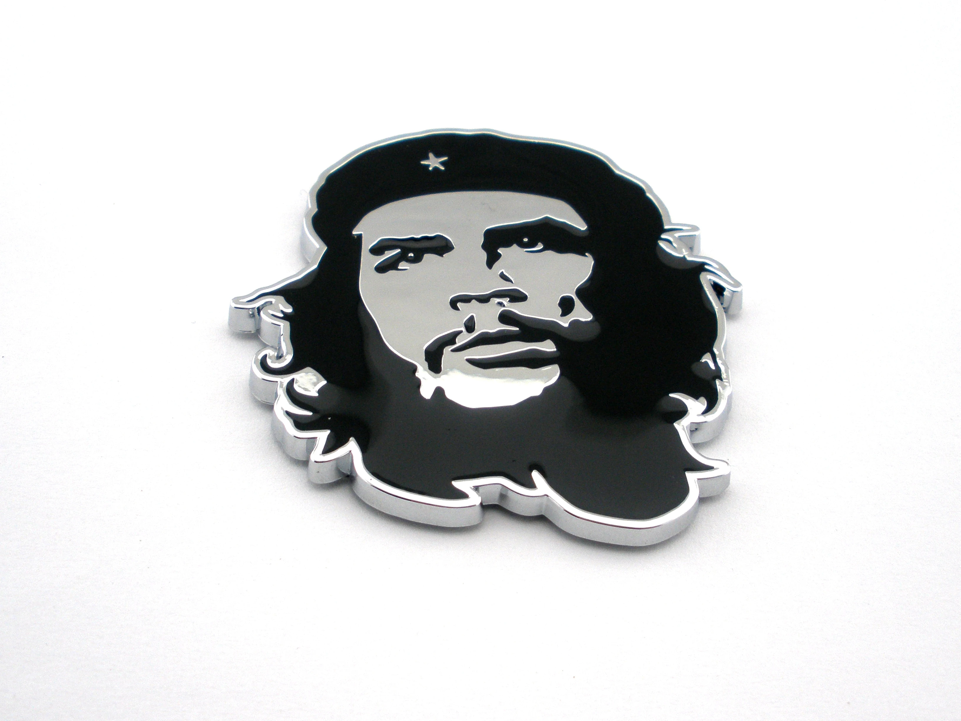 3D Che Guevara automotive emblem Chrome Badge auto Decal Car Truck Bumper Fender Window Sticker for Army Morale Military