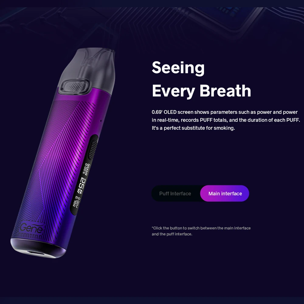 VOOPOO ufficiale V Thru Pro Pod Kit 900mAh batteria 3ml 0.7ohm 1.2ohm cartuccia Pod USB-C carica E-sigaretta schermo OLED da 0.69''