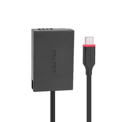 KingMa rodzaj USB C LP-E17 imitacja baterii zasilacz DC łącznik do aparatu Canon EOS M3 M5 M6 760D 750D 800D 850D 77D 200D kamery