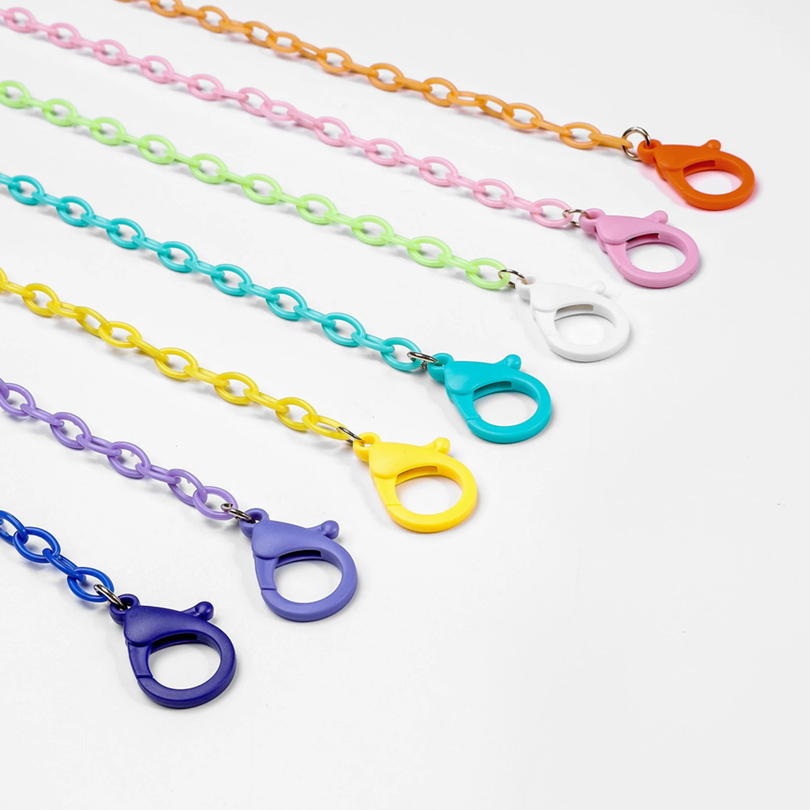 Masker Akrilik Rantai Kacamata Rantai Mode Kacamata Rantai Anti-jatuh Mode Antiselip Aksesoris Hip Hop 1 Buah