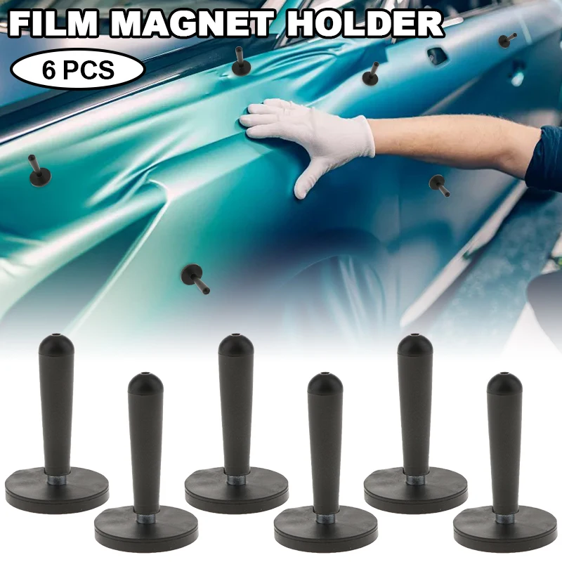 6pcs Magnet Holders Car Auto Wrap Wrapping Vinyl Film Magnetic Sucker Holder Car Wrap Vinyl Film Magnet Install Fix Tools