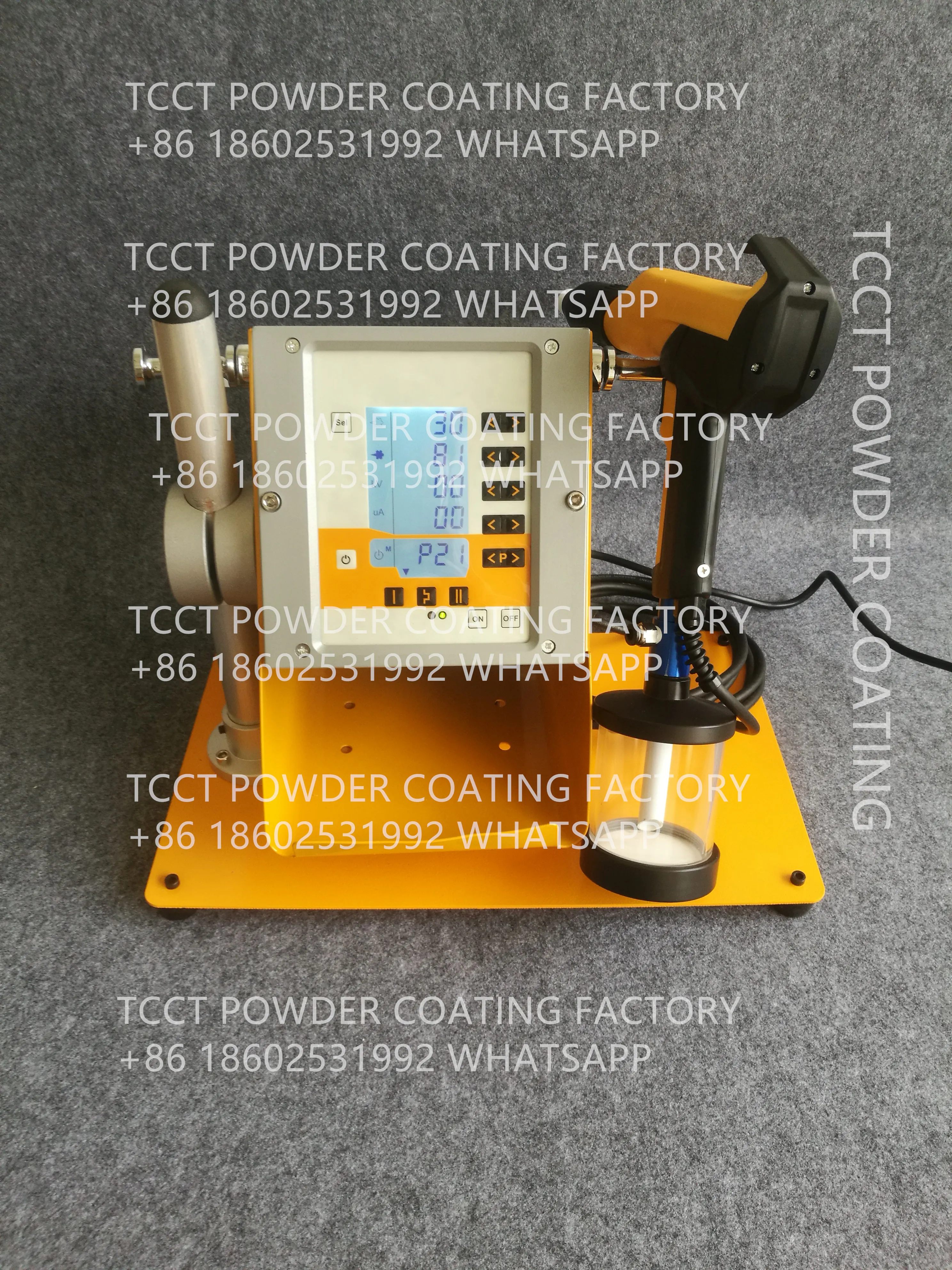 portable electrostatic powder coating machine experiment lab test machine TCCT OPTISTAR