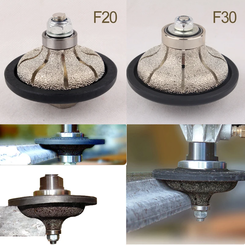 Raizi F Ogee เพชรล้อโปรไฟล์สำหรับ20 30 Mm หินแกรนิตหินอ่อนเครื่องบดสูญญากาศหินบด Profiler ที่ดีที่สุดขาย