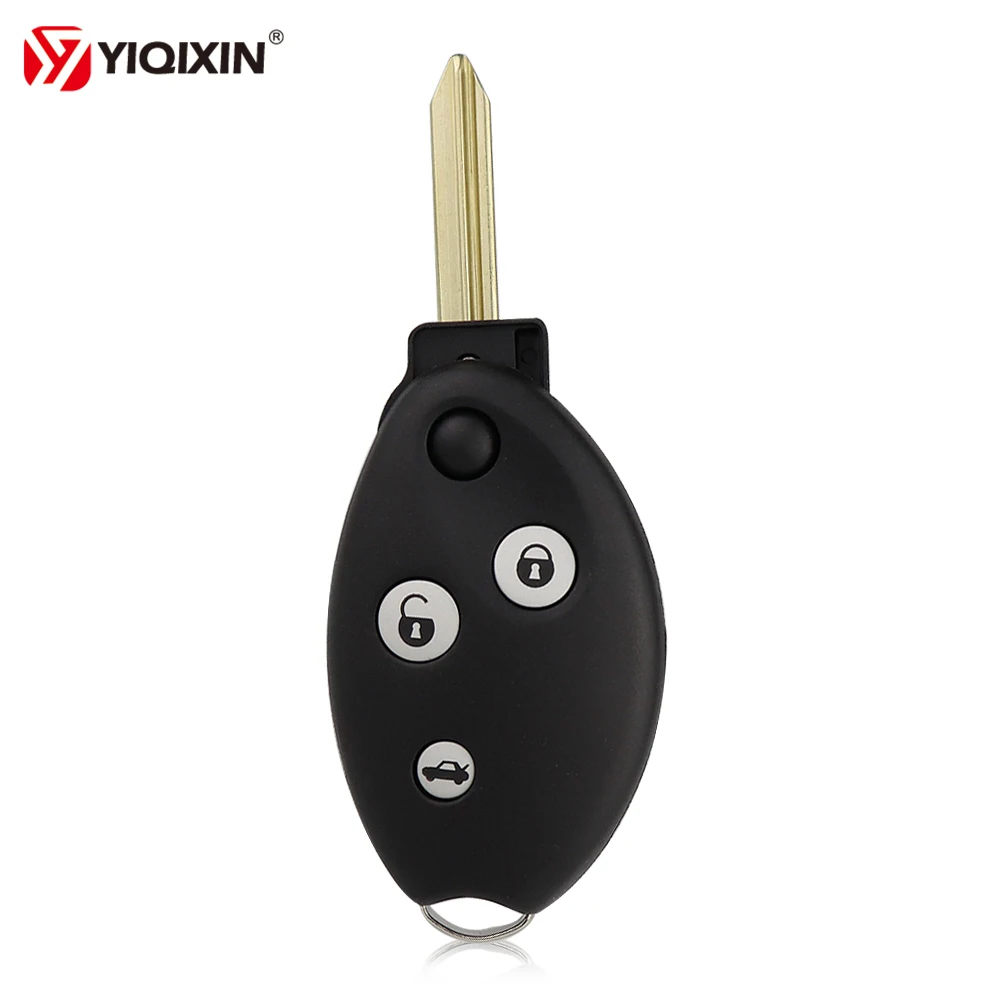 YIQIXIN 3 Button Remote Key Shell With Rubber Pad For Citroen C3 C4 C5 C6 Saxo Xsara Picasso Berlingo Car Key Case Blade No Logo