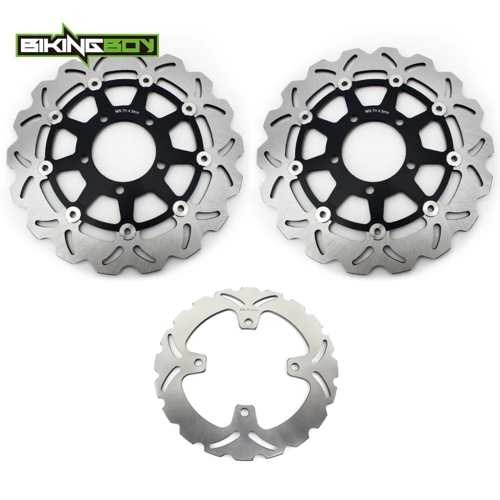 BIKINGBOY Z 750 / ABS 07-12 Z 1000 SX / ABS 11-19 Z1000 / ABS 07-13 08 Versys 1000 12 13 14 Front Rear Brake Discs Disks Rotors